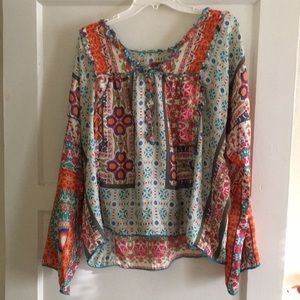 Johnny Was Silk Tunic